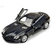 Mercedes Mclaren SLR Metallic Black 1/24 Diecast Model Car by Motormax - 2 of 3