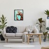 Stupell Industries Vintage Moose With Candlestick Telephone Ombre Background Floater Canvas Wall Art - 2 of 4