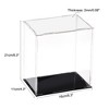 Unique Bargains Acrylic Self-Assembly Dustproof Collectibles Display Case - 2 of 4