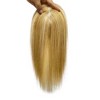 Jessie's Wig Women'S Hairpiece Clip In Human Hair Topper Full Coverage Straight #613 Color 1 Pc/Pack - 3 of 4
