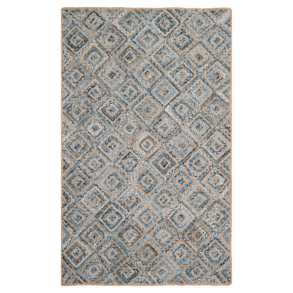 Bailey Area Rug - Natural / Blue (6'x9') - Safavieh