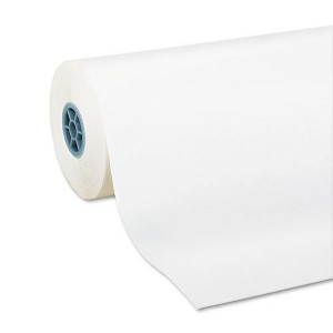 Pacon Kraft Paper Roll, 40 lb Wrapping Weight, 24" x 1,000 ft, White - 1 of 1