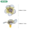 Unique Bargains Silk Decor DIY Wedding Mini Bulk Artificial Daisy Flowers Heads - 3 of 4