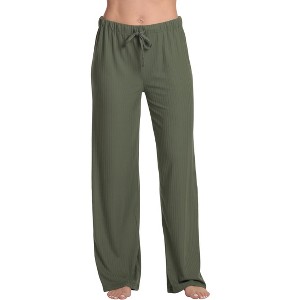 Just Love Womens Solid Ribbed Pajama Pants - Pajama Bottoms for Women - 1 of 1