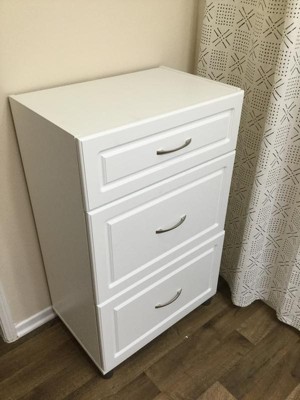 24 Boost 1 Drawer/2 Door Base Storage Cabinet White - Room & Joy