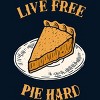 Men's Design By Humans Live Free Pumpkin Pie Hard By dumbshirts Tank Top - 2 of 3
