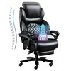 TiramisuBest Black Leather Reclining Office Chair for Heavy People, 500 - Pound Load, Easy Install - 2 of 4