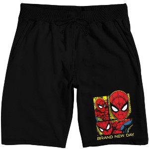 Marvel Spider-Man Brand New Day Men's Lounge Shorts Comic Grid