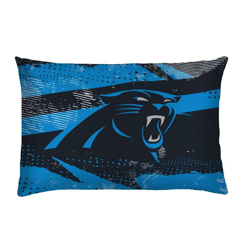 NFL Carolina Panthers Slanted Stripe Twin Bed in a Bag Set - 4pc, 3 of 4