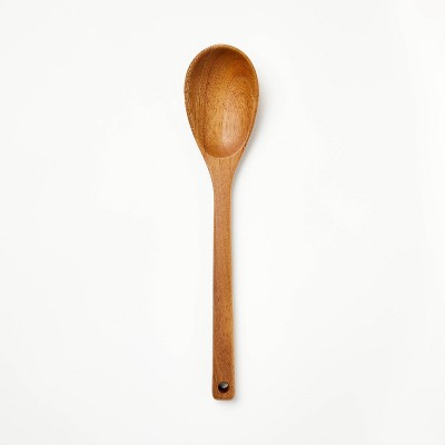 Mooues 9 cucharas de madera para cocinar, utensilios de madera para cocinar  con soporte para utensilios, juego de utensilios de cocina de madera de