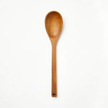 Acacia Wood Solid Spoon Brown - Figmint™