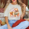 Simply Sage Market Women's Coquette Girl Who Loves Fall Short Sleeve Garment Dyed Tee - image 2 of 4