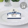Big Dot of Happiness Ahoy - Nautical - Baby Shower or Birthday Party Tent Buffet Card - Table Setting Name Place Cards - Set of 24 - 2 of 4