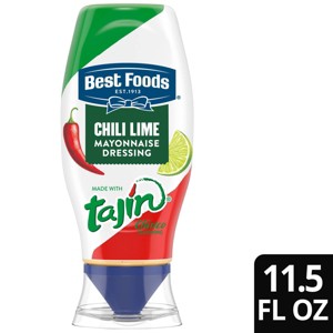 Best Foods Chili Lime Mayonnaise Spread & Dressing Made With Tajin - 11.5oz - 1 of 4