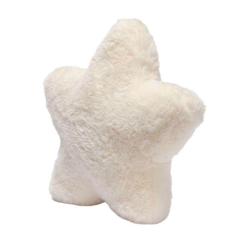 Lambs & Ivy Star Pillow Plush - Ultra Soft Creamy White, 3 of 6