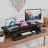 Mount-It! Large Standing Desk Converter with 47" Desktop, Black - 2 of 4