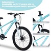 Vynxaria 24-Inch Balance Bikes - Cyan Mountain Bicycle for Kids Ages 9-12, Multiple Colors - 4 of 4