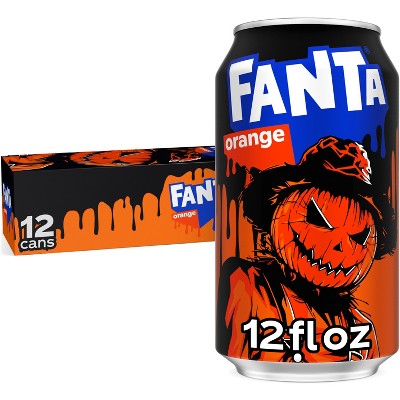Fanta Orange Soda - 12pk/12 fl oz Cans: Non-Caffeinated