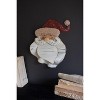 Santa Painted Wooden Head Wall Decor 14.5"H, Multi-Color Distressed Christmas Wall Accent (Set of 2) By Kalalou - 4 of 4