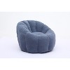 TUYOHW Faux Fur Bean Bag Chair,Beanbag Chair,Oversized Memory Foam Lounge Sofa,Comfy Couch for Living Room Bedroom - 4 of 4