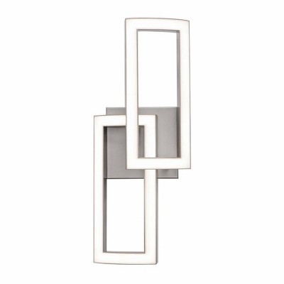 Sia 16.75" Painted Nickel LED Dimmable Sconce