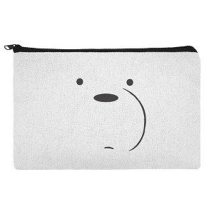 We Bare Bears Ice Bear Makeup Cosmetic Bag Organizer Pouch - 1 of 4