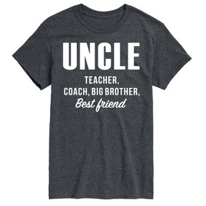 Men's - Instant Message - Uncle, Teacher, Big Brother, Best Friend Short Sleeve Graphic T-Shirt - 1 of 4