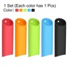 Unique Bargains Kitchen Non-Slip Silicone Skin Remover Garlic Peeler 1 Set - 3 of 4