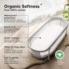 KeaBabies 2pk Soothe Waterproof Bassinet Sheets for Girls, Boys, 33x17 Universal Baby Bassinet Mattress Protector Cover - 2 of 4