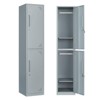 Mlezan 71" Metal Locker: Steel Storage for Bedroom, Gym, School, Office, or Garage.Ideal for Employee or Personal Use. - 2 of 4