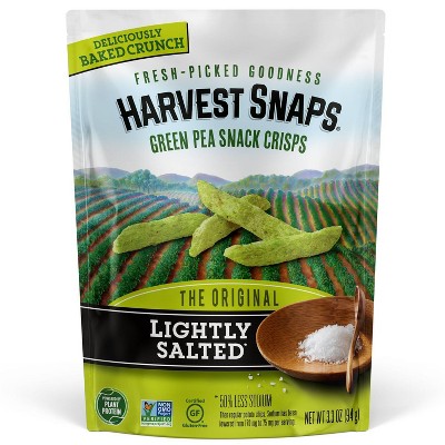 Harvest Snaps Green Pea Snack Crisps Lightly Salted - 3.3oz