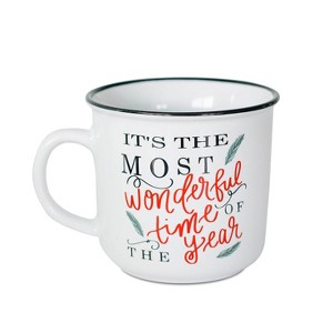 Sweet Water Decor It's The Most Wonderful Time Of The Year Ceramic Coffee Mug - 16oz - 1 of 3