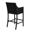 CAVINAS Swivel Patio Bar Stool, Aluminium Counter Stool Chair with Rolled Armrests for Garden, Kitchen, Dining Room - 4 of 4