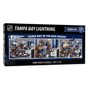 NHL Tampa Bay Lightning Game Day in the Dog House Puzzle - 1000pc - 1 of 3