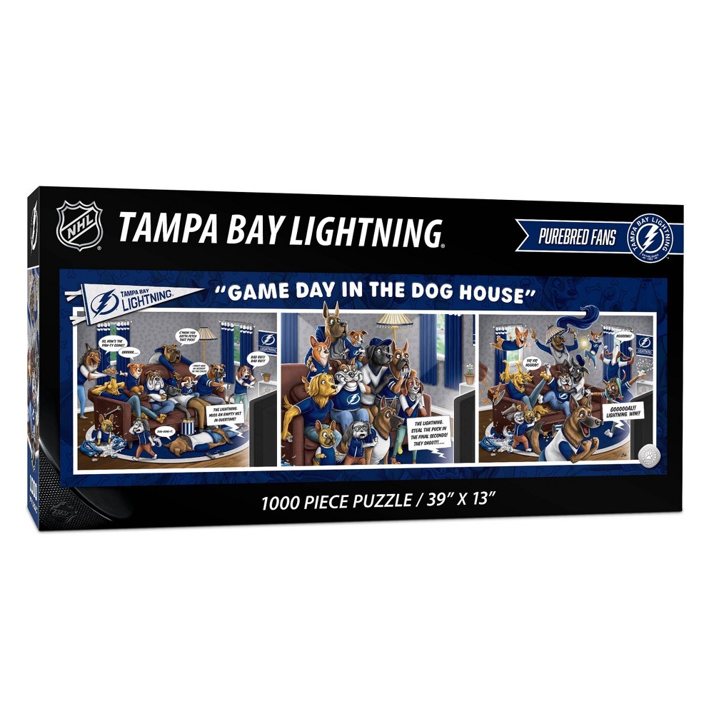 Photos - Jigsaw Puzzle / Mosaic NHL Tampa Bay Lightning Game Day in the Dog House Puzzle - 1000pc