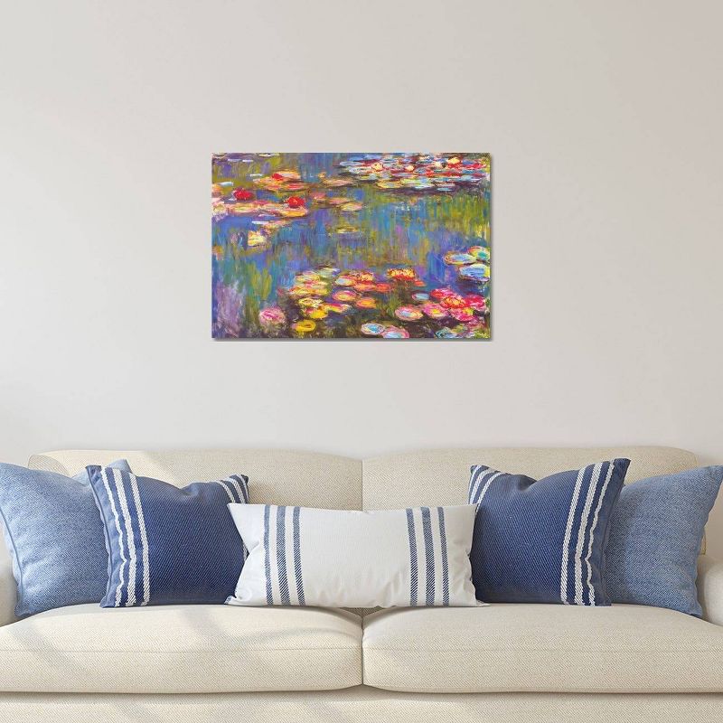 Water Lilies 1916 by Claude Monet Unframed Wall Canvas - iCanvas, 3 of 7