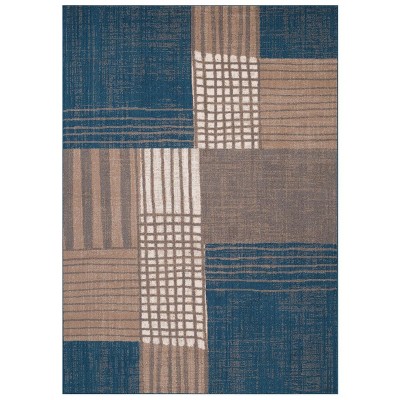 Luxe Weavers Modern Farmhouse Plaid Area Rug
