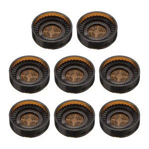 Unique Bargains Rubber Non-Slip Round Cups Chair Leg Furniture Floor Pads 8 Pcs - 1 of 3