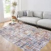 Modern Abstract Area Rug – Washable, Low Pile, Non-Slip, Non-Shedding Foldable Floor Carpet for Living Room, Bedroom, Kitchen - 2 of 4