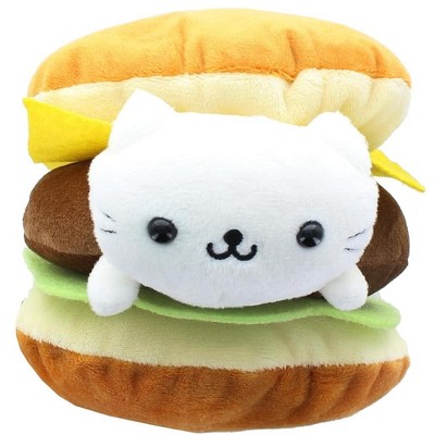 cheeseburger cat plush