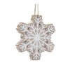 Melrose Glittered Snowflake Ornament (Set of 3) - 3 of 4