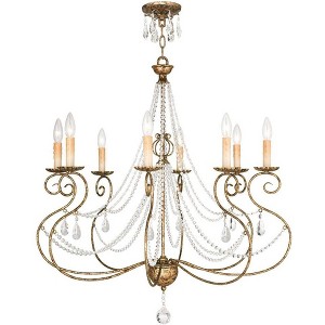 Livex Lighting Isabella 8 - Light Chandelier in  Hand Applied European Bronze - 1 of 4
