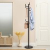Costway Metal Coat Rack Hat Hanger Hooks Hall Entryway For Jacket Umbrella Tree Stand - 4 of 4