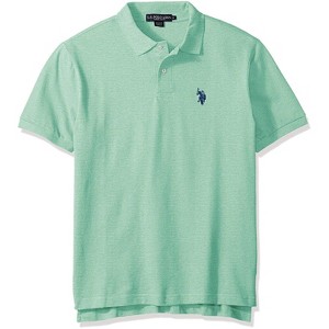 U.S. Polo Assn. Mens Solid Pique Polo with Small Pony - 1 of 1