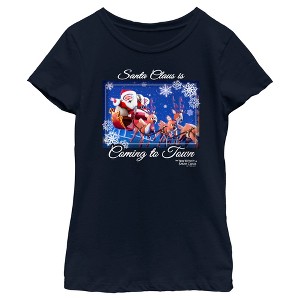 Girl's The Year Without a Santa Claus Santa Claus is Coming to Town T-Shirt - 1 of 4