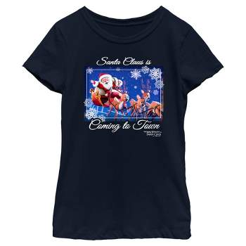 Girl's The Year Without a Santa Claus Santa Claus is Coming to Town T-Shirt