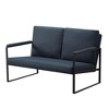 DOMETOUR 49.2” Metal Frame Loveseat for Living Room Bedroom - 4 of 4