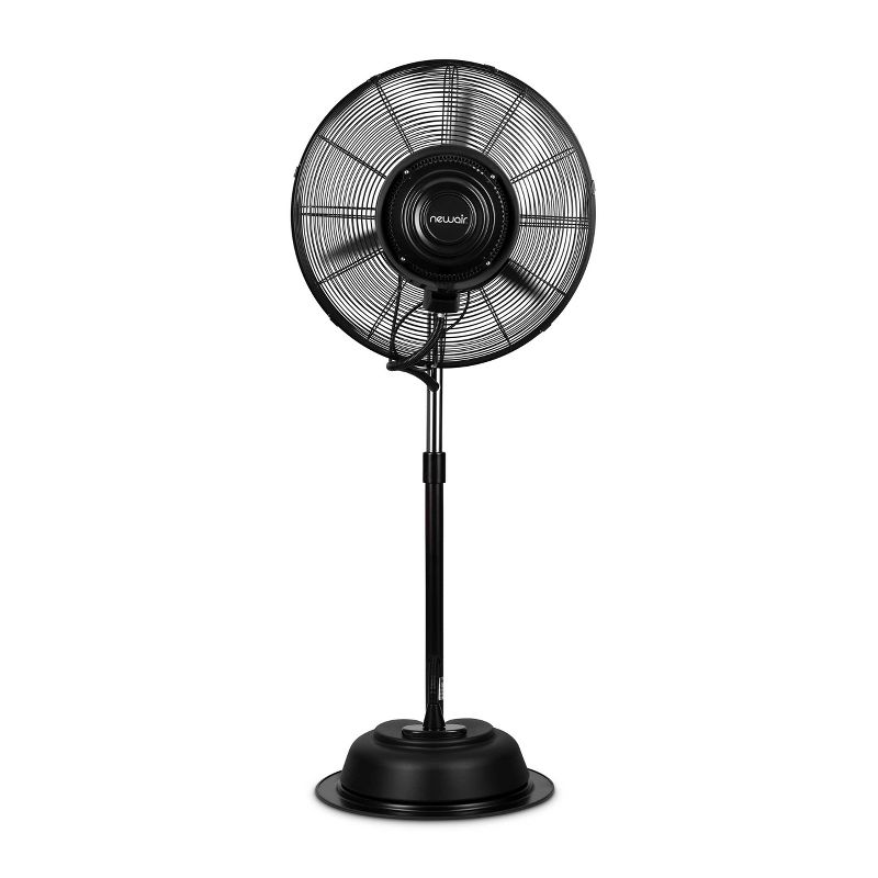 Newair Pedestal Misting Fan, Adjustable Mist Settings, Water Tank and 3 Fan Speeds, Perfect for the Patio, Back Yard, 1 of 12
