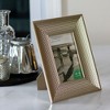 Northlight Honeycomb Rectangular Picture Frame for a 4" x 6" Photo - 13.25" - Champagne Gold - image 2 of 4