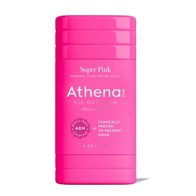 Athena Club All Over Deodorant - Super Pink - 3oz